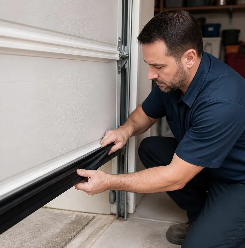 Off Track Door Repair in Lawtey